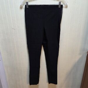 Jules & Leopold Dress Pants Womens Small Petite Black Ponte Stretch Tapered